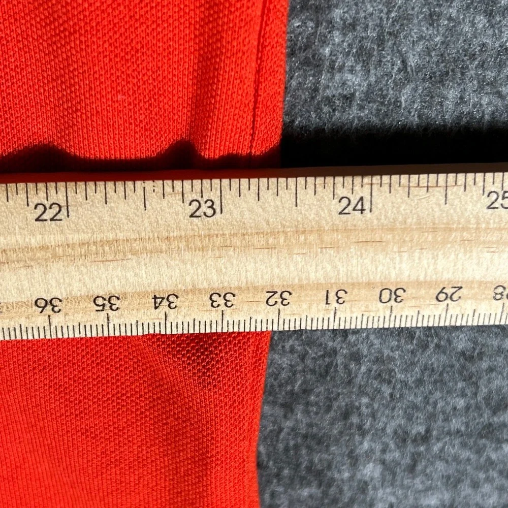 Polo Ralph Lauren‎ Men Orange Polo Shirt Size XL Made in Peru 100 Pima Cotton